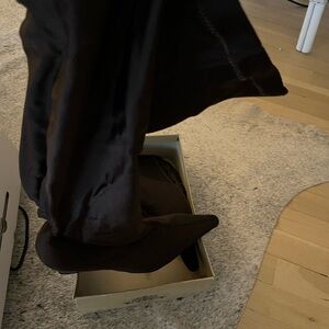 New Never Worn Wide-calf Dark Brown Knee-High Boots